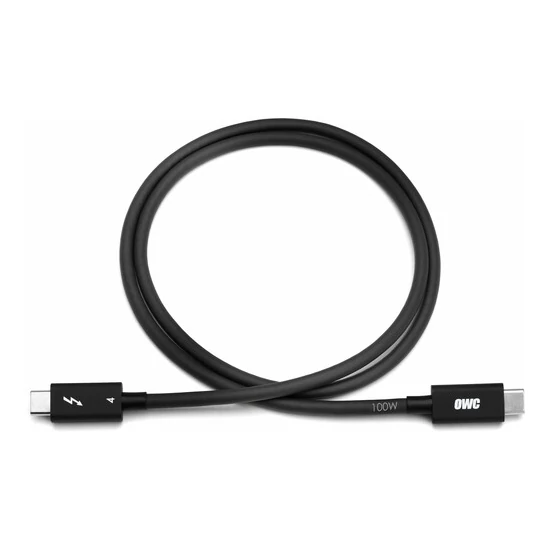 OWC 2.0 Meter TB3  Passive 20Gb/s (Black) in Retail / Hang Card Packaging
