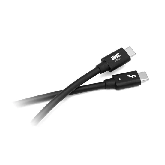 1.0 Meter TB5/TB4/USB4/C up to 80/120Gb/s Retail Cable 240W