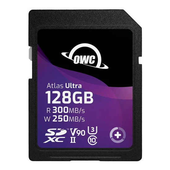 128GB OWC Atlas S Ultra SDXC UHS-II V90 Media Card