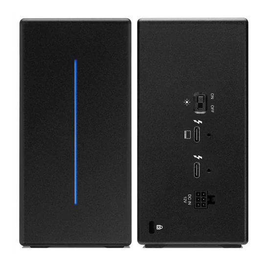 48.0TB ThunderBlade X12, Thunderbolt 5 (80Gb/s) NVMe RAID SSD External Storage Solution with SoftRAID 