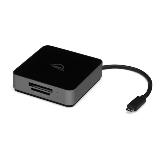 OWC USB-C Dual-slot CFexpress Type B and SDXC UHS-II Card Reader