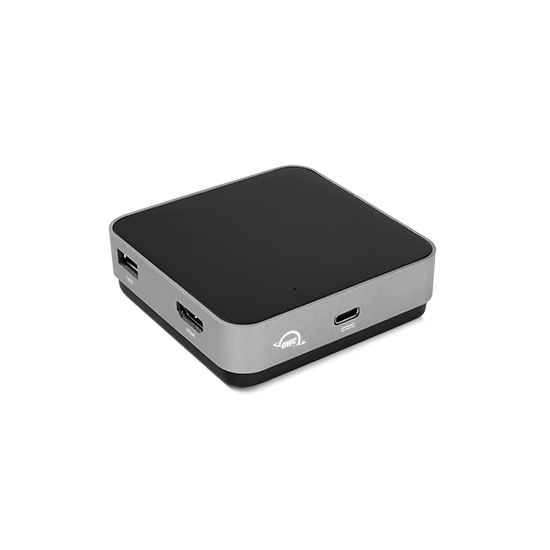 OWC USB-C Travel Dock V2 - Grey. Connect fast external drives
