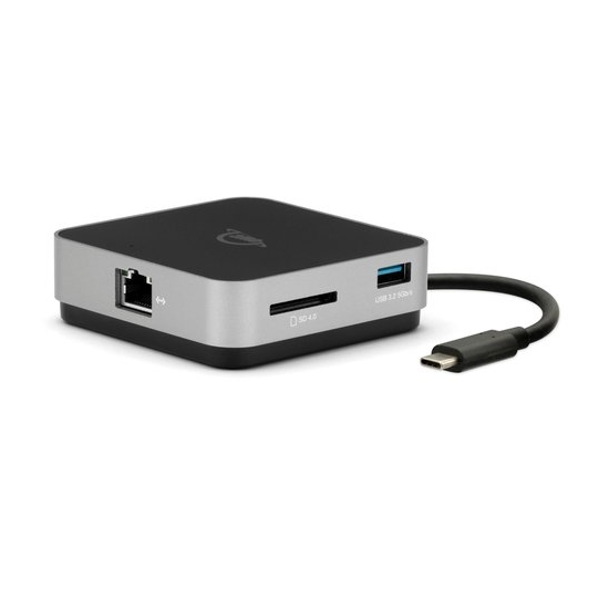 OWC 6-Port Travel Dock 100W- Space Gray (ethernet)