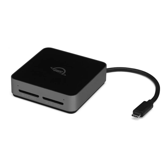 OWC USB-C Dual-Slot SDXC UHS-II Card Reader