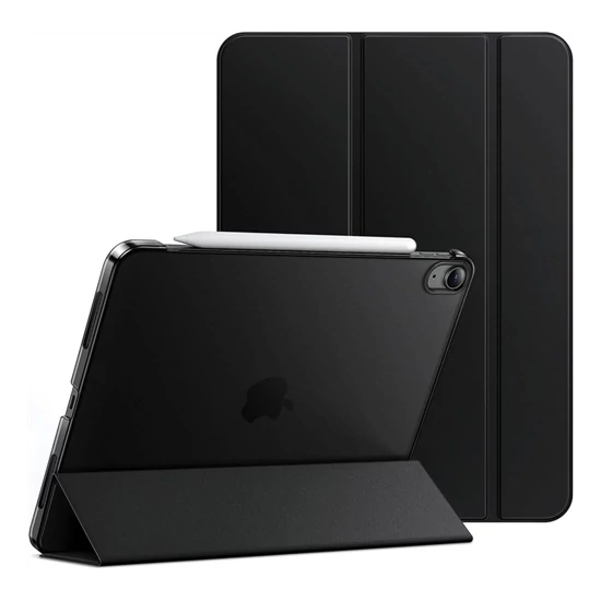 iPad Air 4/5/6, iPad Pro 11" Tok - fekete pencil tartós