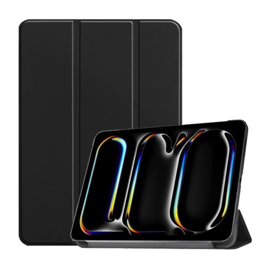 iPad Pro 7 11 hüvelykes 2024 tablet tok, fekete