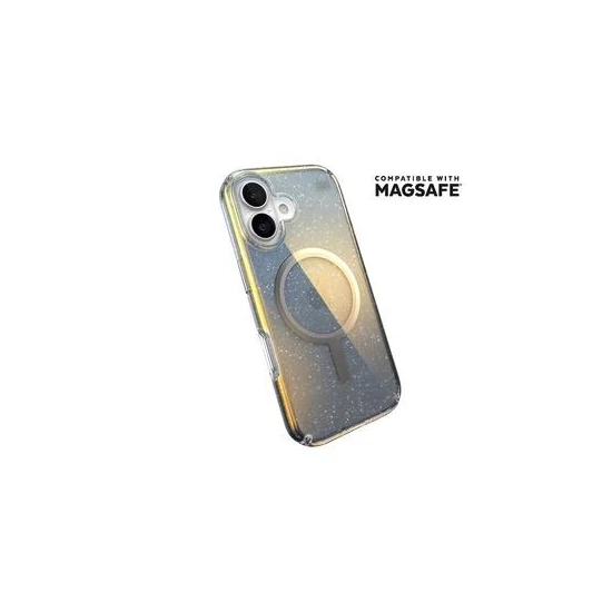Speck Hyper Mirror Glitter/Silver Metallic MagSafe tok iPhone 17 készülékhez