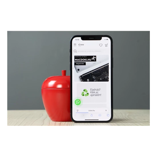 Használt Apple iPhone 12 64GB Black B US-6865