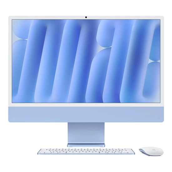 Apple IMAC 24: Blue/M4 10C CPU/ 10C GPU/16GB/256GB/NANO-TEXTURE-MAG NUM KB CTO