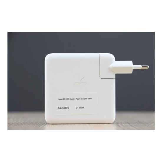Használt USB-C gyári Apple adapter kábellel 96W