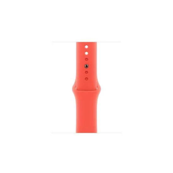 Apple Watch 46mm Sport Band: Tangerine Sport Band - M/L (SEASONAL)
