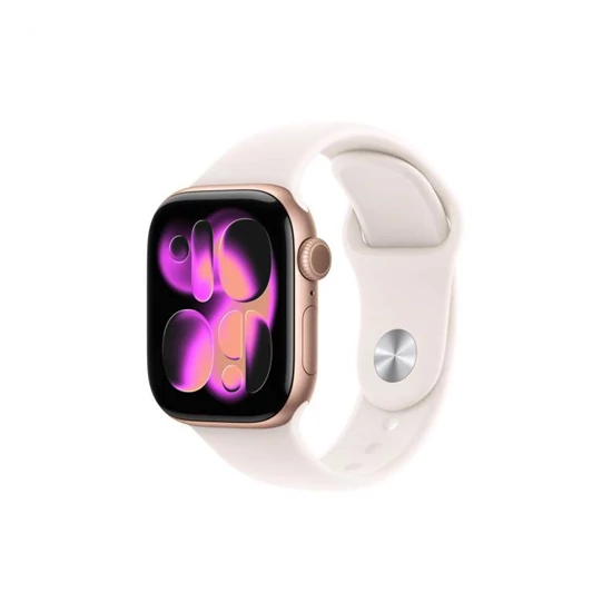 Apple Watch S11 GPS 42mm Rose Gold Aluminium Case with Light Blush Sport Band - S/M