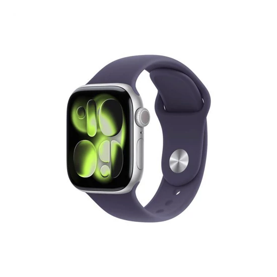 Apple Watch S11 Cellular 42mm Silver Aluminium Case with Purple Fog Sport Band - S/M