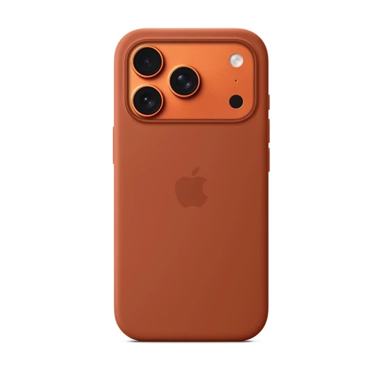 Apple iPhone 17 Pro Silicone Case with MagSafe – Terra Cotta
