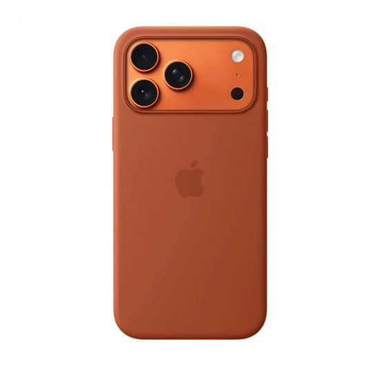 Apple iPhone 17 Pro Max Silicone Case with MagSafe – Terra Cotta