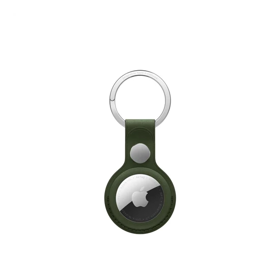 Apple AirTag FineWoven Key Ring - Moss