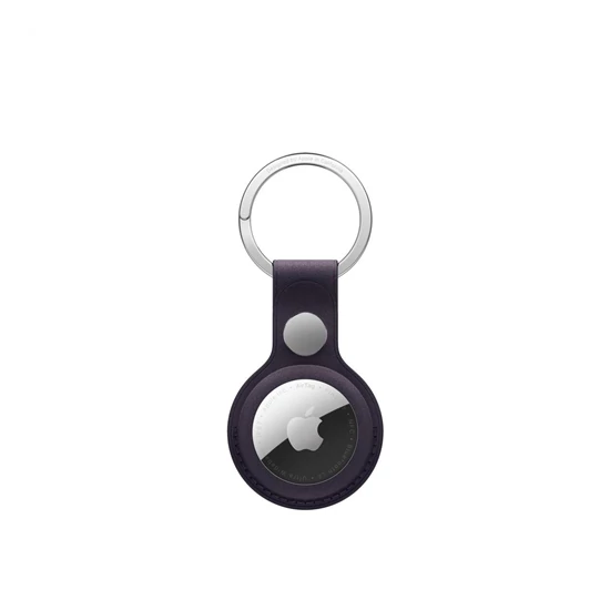 Apple AirTag FineWoven Key Ring - Midnight Purple