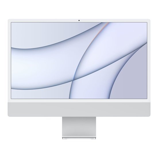24-inch iMac with Retina 4.5K display: Apple M1 chip with 8‑core CPU and 8‑core GPU, 256GB - Silver
