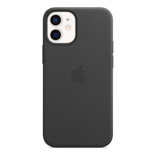 iPhone 12 mini Leather Case with MagSafe - Black