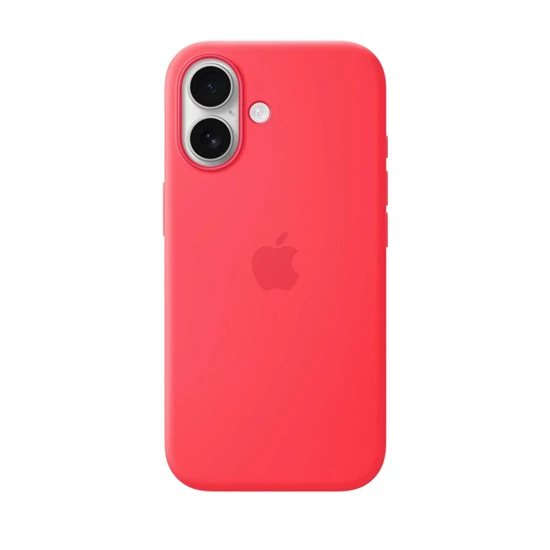 Apple iPhone 17 Silicone Case with MagSafe - Bright Guava (SEASONAL)
