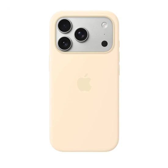 Apple iPhone 17 Pro Silicone Case with MagSafe - Vanilla (SEASONAL)