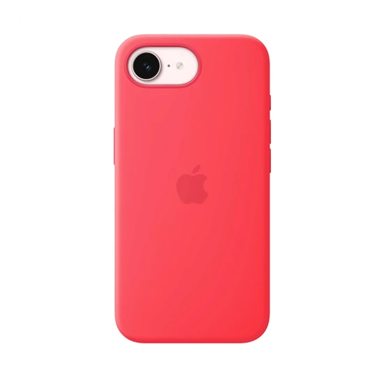 Apple iPhone 17e Silicone Case with MagSafe - Bright Guava