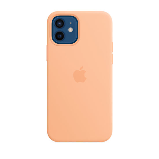 iPhone 12 | 12 Pro Silicone Case with MagSafe - Cantaloupe