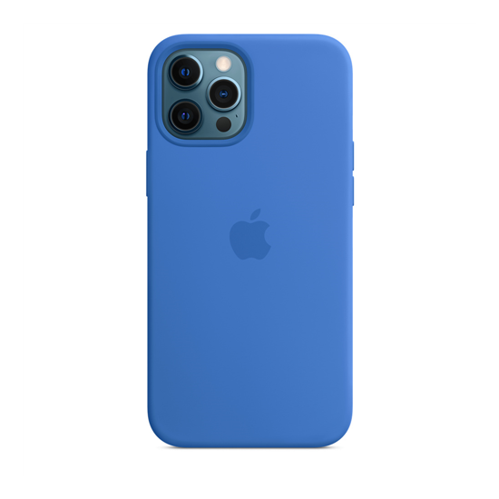 iPhone 12 Pro Max Silicone Case with MagSafe - Capri Blue