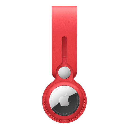 AirTag Leather Loop - (PRODUCT)RED