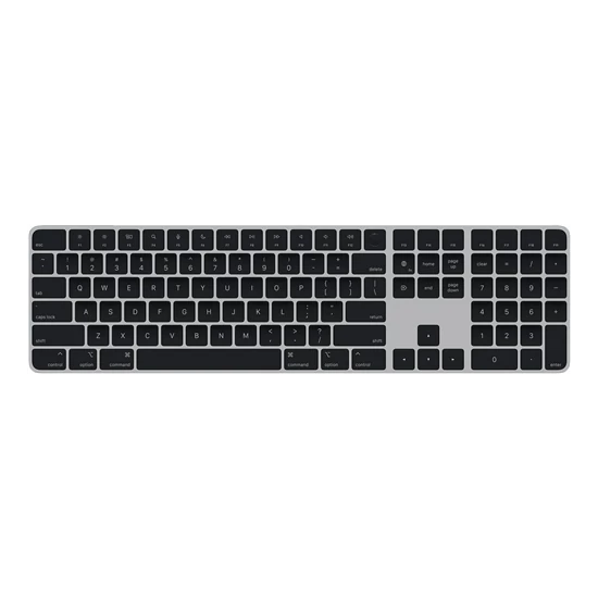 Apple Magic Keyboard (2022) w Touch ID and Numeric Keypad - Black Keys - US English
