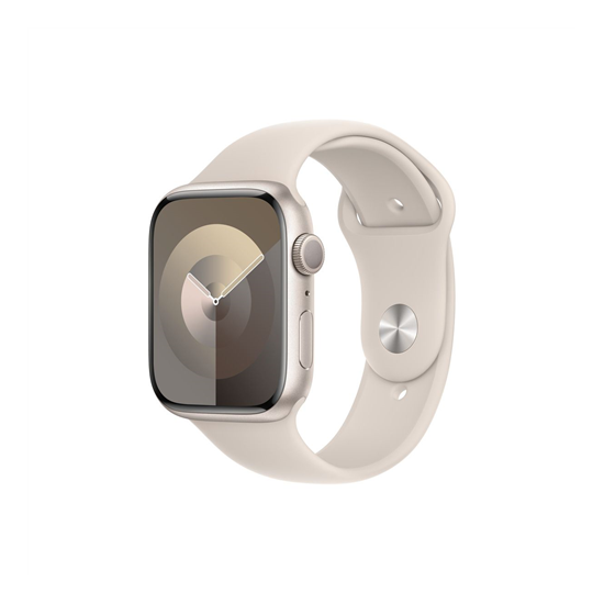 Apple Watch S9 GPS 41mm Starlight Alu Case w Starlight Sport Band - S/M