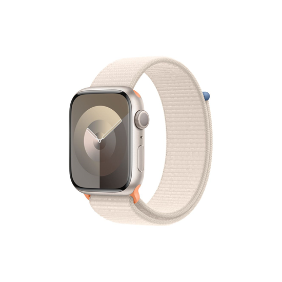 Apple Watch S9 GPS 45mm Starlight Alu Case w Starlight Sport Loop