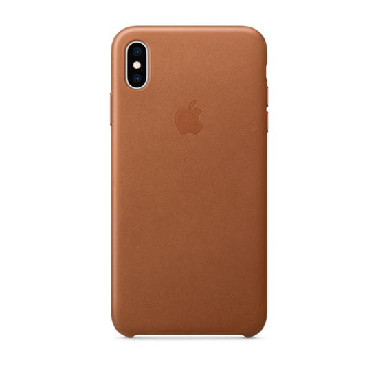 iPhone XS Leather Case - Saddle Brown