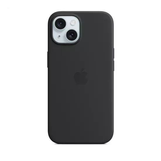 Apple iPhone 15 Silicone Case w MagSafe - Black