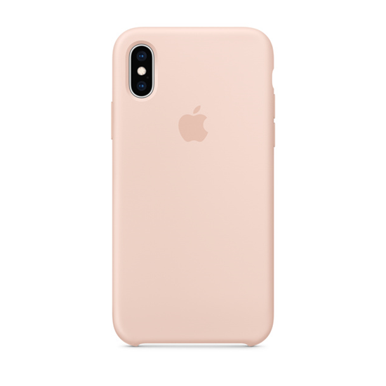 iPhone XS Silicone Case - Pink Sand
