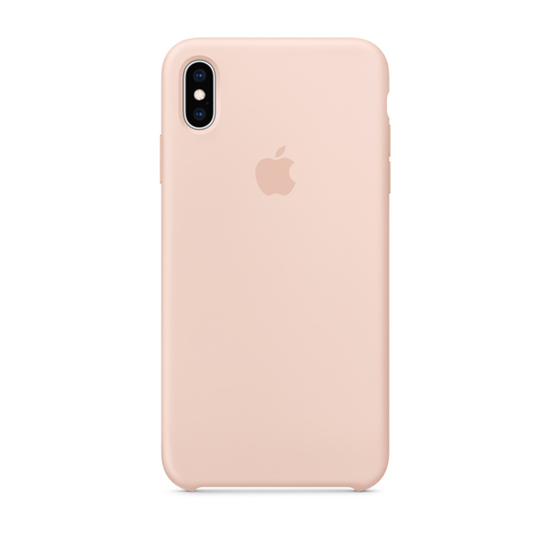 iPhone XS Max Silicone Case - Pink Sand