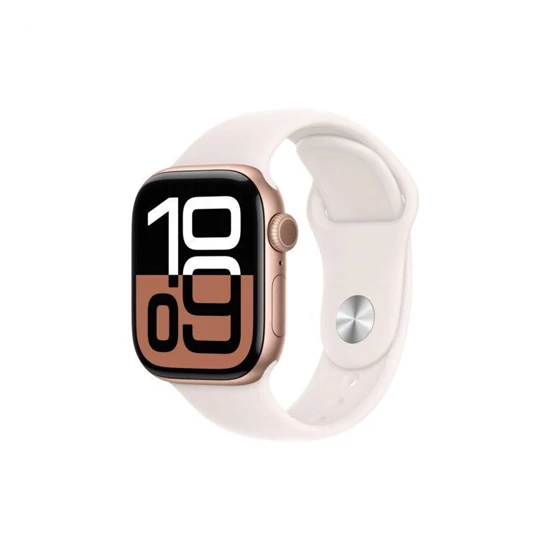 Apple Watch S10 GPS 46mm Rose Gold Alu Case with Light Blush Sport Band - S/M