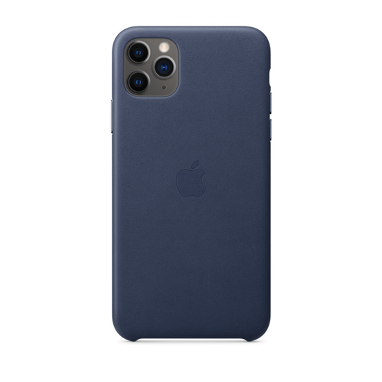 iPhone 11 Pro Max Leather Case - Midnight Blue