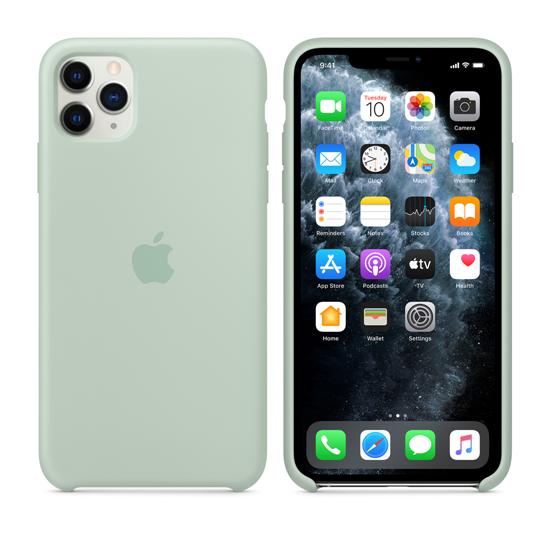 iPhone 11 Pro Max Silicone Case - Beryl