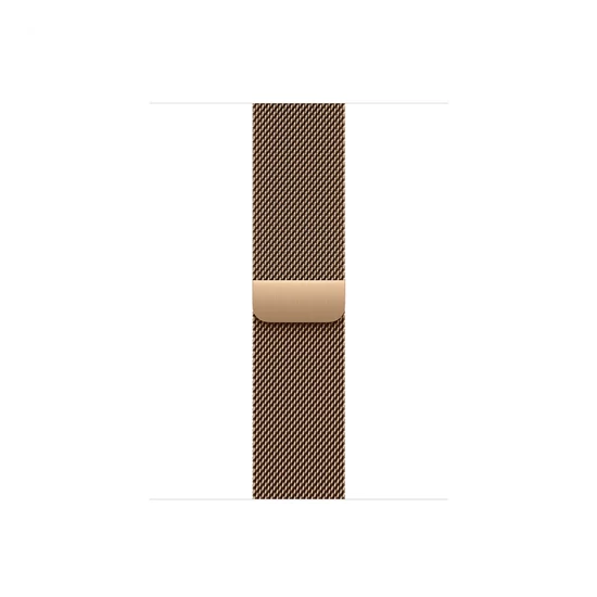 Apple Watch 46mm Milanese Loop:  Gold Milanese Loop - M/L