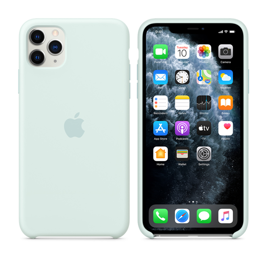 iPhone 11 Pro Silicone Case - Seafoam