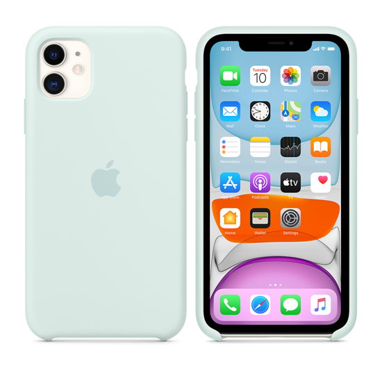 iPhone 11 Silicone Case - Seafoam