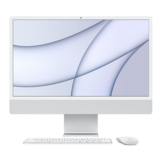 Apple iMac 24" silver/8C CPU/8C GPU/8GB/512-INT ENG