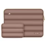 Kép 1/5 - Tech-Protect Puffy tok szett 13"-14" barna