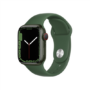 Kép 1/2 - Apple Watch S7 GPS, 45mm Green Aluminium Case with Clover Sport Band - Regular