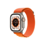 Kép 1/2 - Apple Watch Ultra GPS + Cellular – 49 mm-es titántok, narancsszínű alpesi pánt (S)