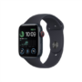 Kép 1/2 - Apple Watch SE (2022) GPS + Cellular – 44 mm-es éjfekete alumíniumtok, éjfekete sportszíj