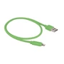 Kép 1/2 - 0.5 Meter (20") NewerTech Lightning to USB 2.0 Cable. Green. Premium Quality & Durability.
