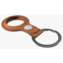 Kép 2/3 - AirTag Leather Key Ring - Saddle Brown