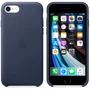 Kép 4/6 - Apple iPhone SE2 Leather Case - Midnight Blue